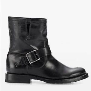 Frye Natalie Engineer Short Boot - Black